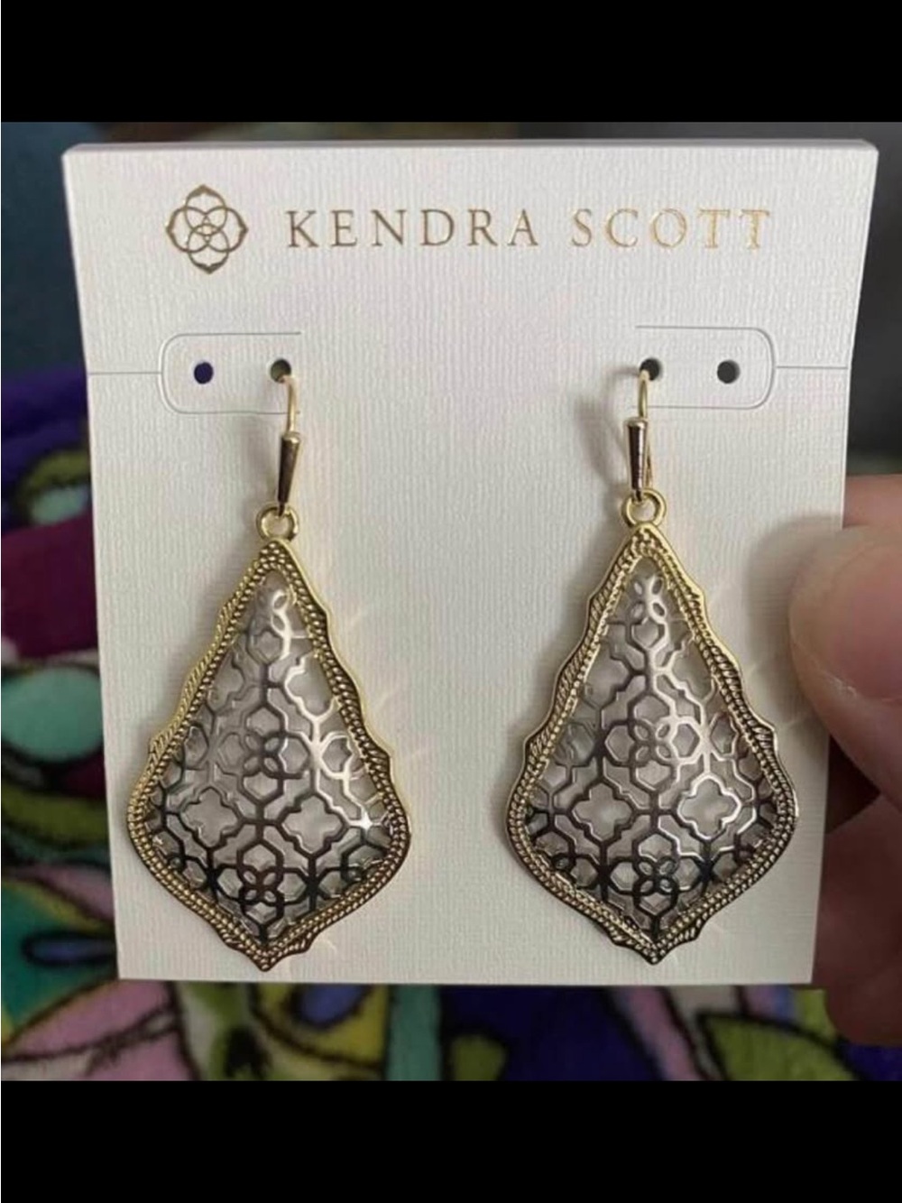 Kendra Scott Addie Filigree Teardrop Earrings